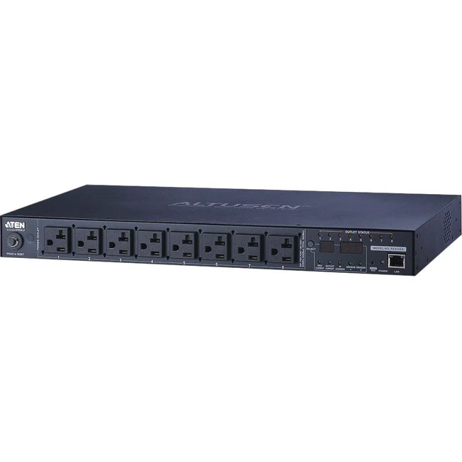 ATEN PE8208G 8-Outlet PDU - 1U - Rack-mountable