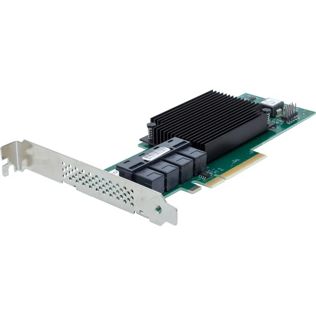 ATTO ExpressSAS H120FGT 16 Internal Port 12Gb/s SAS/SATA to PCIe 4.0 Host Bus Adapter - 12Gb/s SAS - PCI Express 4.0 x8 - Plug-in Card - RAID Supported - 0, 1, 1E, 10 RAID Level - SFF-8643 - 16 Total SAS Port(s) - 16 SAS Port(s) Internal - PC, Mac, Linux