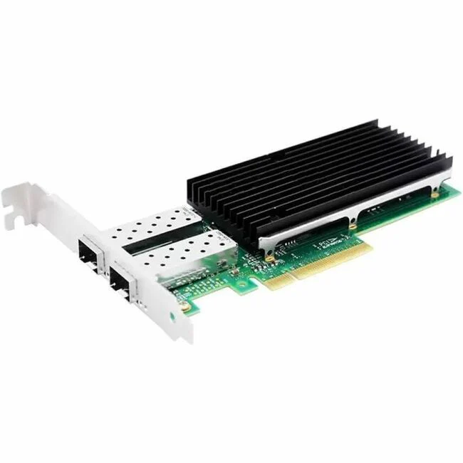 Axiom 25Gigabit Ethernet Card - PCI Express 3.0 x8 - 3.13 GB/s Data Transfer Rate - Intel XXV710 - 2 Port(s) - Low profile and full height Bracket Height - 10GBase-X, 25GBase-X - SFP28 - Plug-in Card