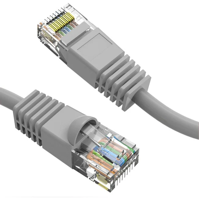 Axiom 50FT CAT6 UTP 550mhz Patch Cable Snagless Molded Boot (Gray)