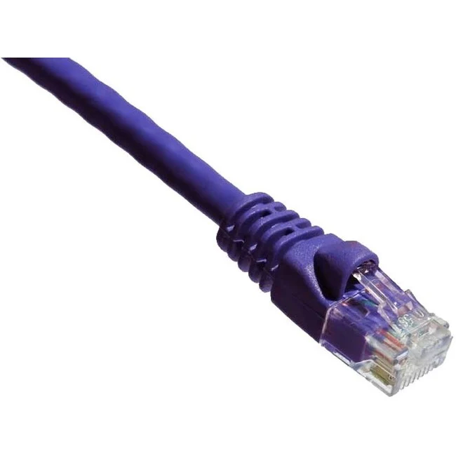 Axiom 9FT CAT5E 350mhz Patch Cable Molded Boot (Purple)