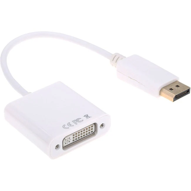 Axiom DisplayPort Male To DVI-I Dual Link Female Adapter