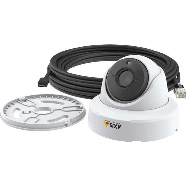 AXIS FA3105-L Indoor HD Network Camera - Color - Eyeball - 49.21 ft - 1920 x 1080 - 3.13 mm Fixed Lens - 30 fps - RGB CMOS - Surface Mount
