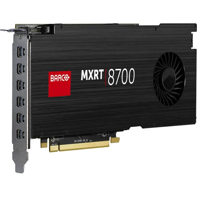 Barco AMD Radeon Pro Graphic Card - 16 GB GDDR5 - 256 bit Bus Width - PCI Express 3.0 x16 - 6 x Mini DisplayPort - Mini DisplayPort