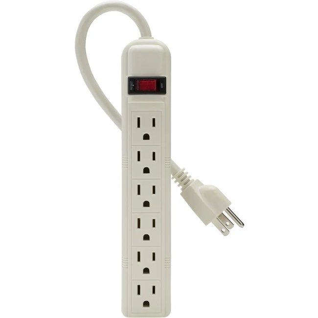 Belkin 6 Outlet Power Strip with 3ft Power Cord - 720 Joules - 1875 Watts - 6 - 3 ft Cord