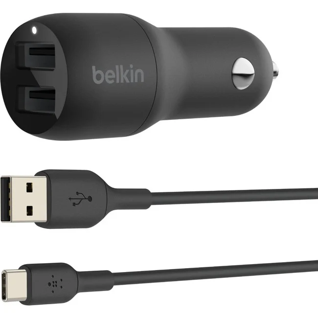 Belkin BOOST↑CHARGE Auto Adapter - 5 V DC/4.80 A Output