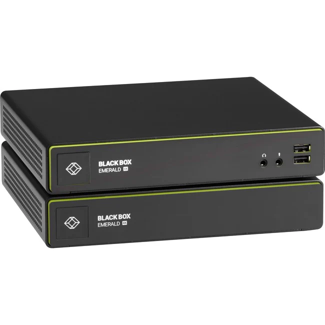 Black Box 4K KVM-over-IP Extender Kit - DP, Single-Head, V-USB 2.0, Audio, VMA