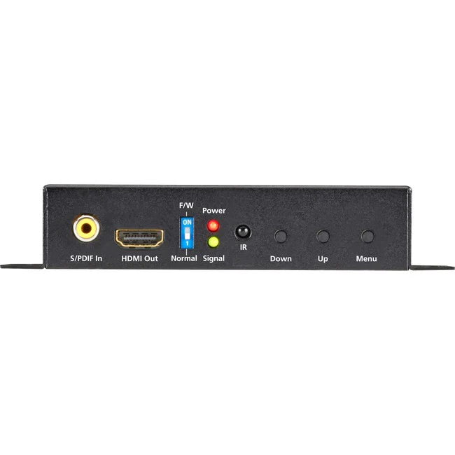 Black Box Component/Composite-to-HDMI Scaler and Converter with Audio - Functions: Video Conversion, Video Scaling, Audio Embedding - USB - 1920 x 1080 - 1 Pack - PC - Wall Mountable - TAA Compliant