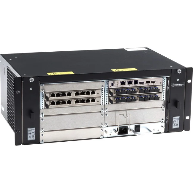 Black Box DKM FX HD Video and Peripheral Matrix Switch Controller card - 50 Hz, 60 Hz - 18 x Network (RJ-45) - 2 x USB - 1 x HDMI - Rack-mountable - 6U - TAA Compliant