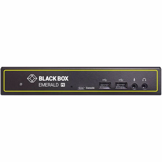 Black Box Emerald EMD2002PE-R-P KVM Extender Receiver - 2 Computer(s) - 328 ft Range - WUXGA - 1920 x 1200 Maximum Video Resolution - 1 x Network (RJ-45) - 5 x USB - 2 x DVI - 120 V AC, 240 V AC Input Voltage - For Mac, Linux, PC - TAA Compliant