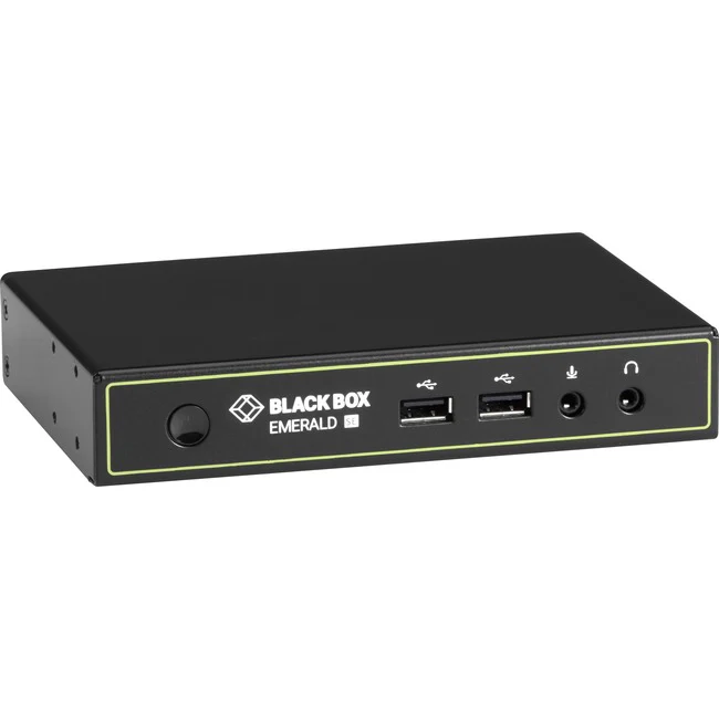Black Box Emerald SE KVM-over-IP - DVI-D, USB 2.0, Audio, RJ45 - 1 Computer(s) - 328 ft Range - WUXGA - 1920 x 1200 Maximum Video Resolution - 1 x Network (RJ-45) - 4 x USB - 2 x DVI - 120 V AC, 240 V AC Input Voltage - For PC, Linux, Mac