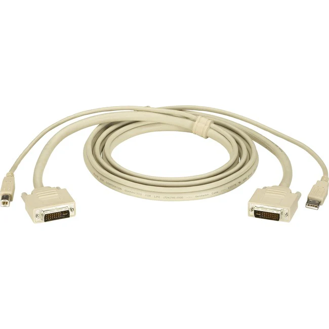 Black Box KVM CPU Cable - DVI-I, USB, Cable, 6-ft. (1.8-m)