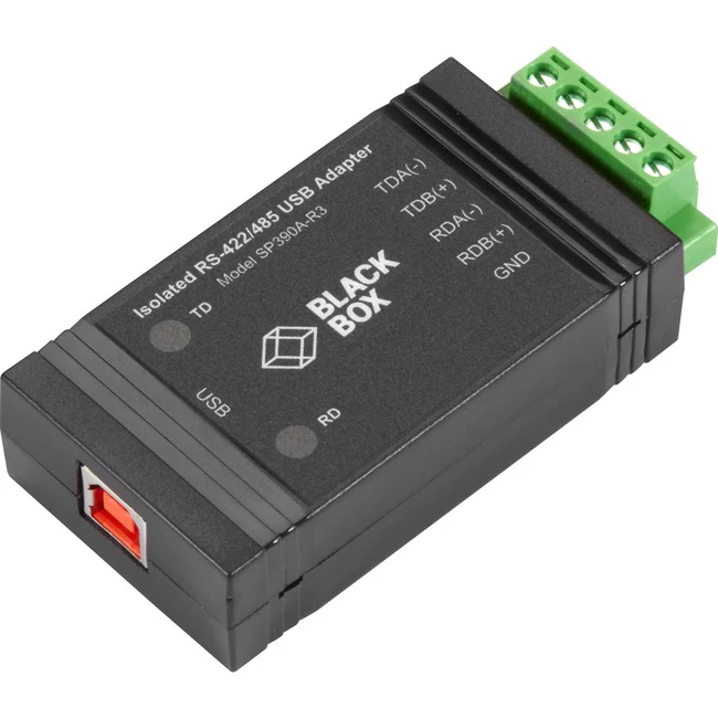Black Box USB to RS422/485 Converter with Opto-Isolation - - USB - USB - TAA Compliant