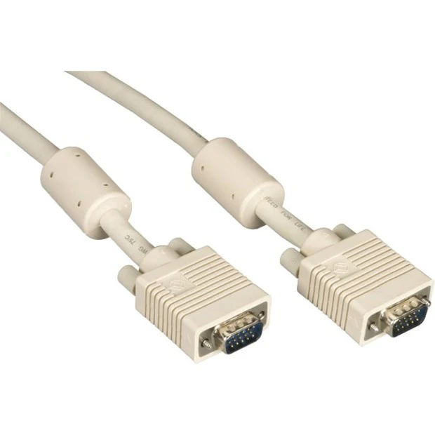 Black Box VGA Video Cable with Ferrite Core - Male/Male, Beige, 100-ft. (30.4-m)