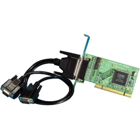 Brainboxes 2 Port RS232 PCI Serial Card DB9 - PCI - 2 x DB-9 RS-232 - Serial, Via Cable - TAA Compliant