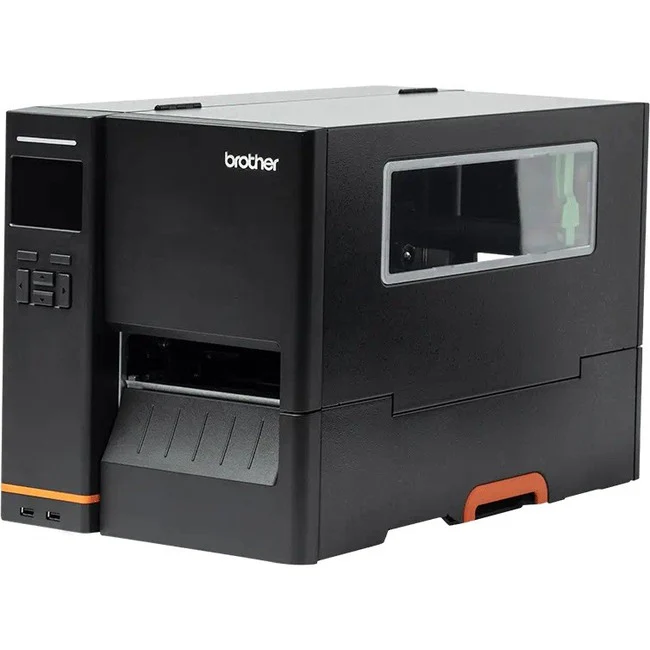 Brother TJ-4520TN Industrial, Desktop Direct Thermal/Thermal Transfer Printer - Monochrome - Label Print - Bluetooth - LCD Display Screen - 37.50 ft Print Length - 4.09" Print Width - 12.01 in/s Mono - 300 dpi - Wireless LAN - 4.49" Label Width - EPL2, DP