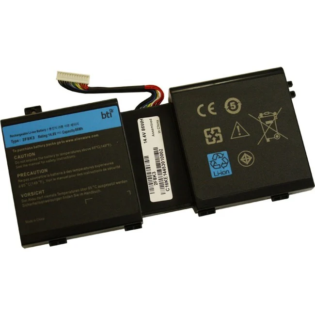 BTI Battery - Compatible Model ALIENWARE 18 P19E P19E001 ALW17D-1728 ALW17D-1748 ALW17D-1848 ALW17D-1948 ALW17D-5948 ALW17D-6648 ALW17R-1748 ALW17R-1848 ALW18D-6868 ALIENWARE 18X ALIENWARE M18X R3 ALW17D-2728 ALW17D-2828 ALW17D-5648 ALW17D-5848 ALW17R-294
