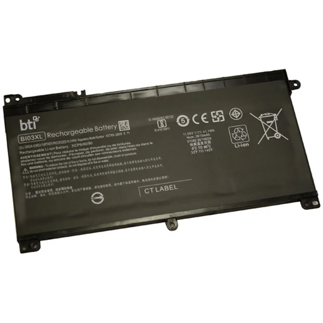 BTI Battery - Compatible OEM 915486-855 ON03XL BI03XL 844203-855 Compatible Model 14-ax001la 14-ax002la 14-AX010CA 14-AX010DS 14-AX010NR 14-AX010WM 14-AX011DS 14-AX012DS 14-AX020CA 14-AX020NR 14-AX020WM 14-ax021la 14-ax022la 14-AX022NR 14-ax023la 14-ax025