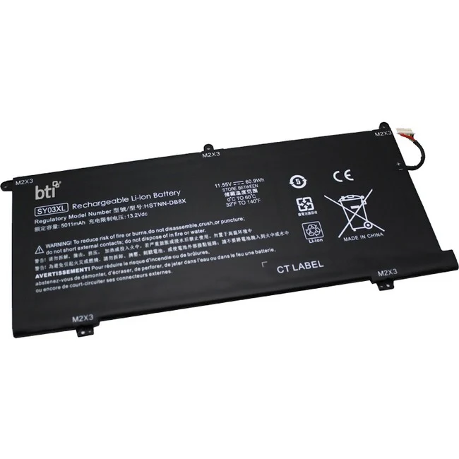 BTI Battery - Compatible OEM SY03XL L29959-005 SY03060XL Compatible Model 15-DE0010NR 15-DE0015NR 15-DE0021CL 15-DE0035CL 15-DE0042NR 15-DE0045CL 15-DE0055CL 15-DE0517WM 15-DE0518WM 15-DE0523DX 15-DE0577WM 15T-DE000 x360 14-da0000TU x360 14-da0001TU x360