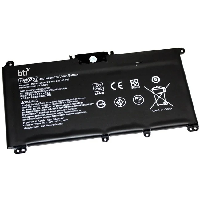 BTI Battery - For Notebook - Battery Rechargeable - 3619 mAh - 41 Wh - 11.34 V DC