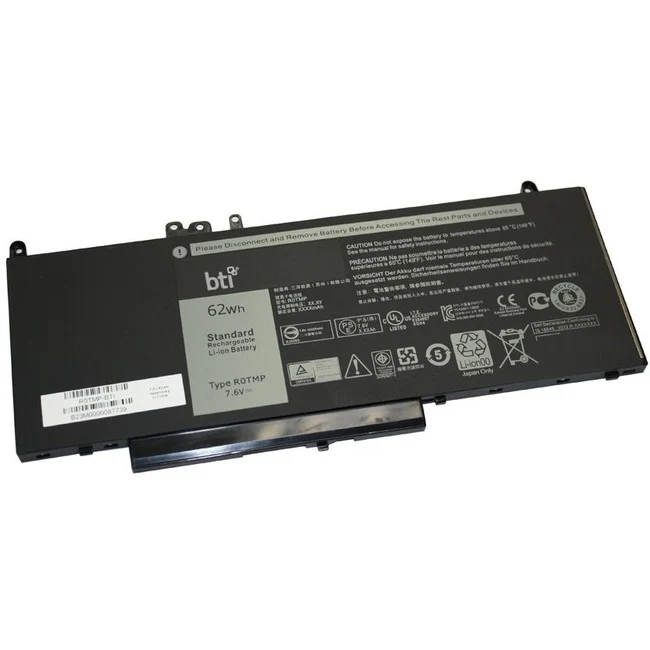 BTI Battery - For Notebook - Battery Rechargeable - 8160 mAh - 62 Wh - 7.6 V