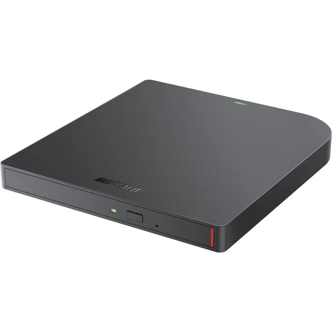 Buffalo MediaStation BRXL-PUS6U3B-TAA Portable Blu-ray Writer - External - TAA Compliant - BD-R/RE Support - 24x CD Read/24x CD Write/16x CD Rewrite - 6x BD Read/6x BD Write/2x BD Rewrite - 8x DVD Read/8x DVD Write/8x DVD Rewrite - Quad-layer Media Suppor