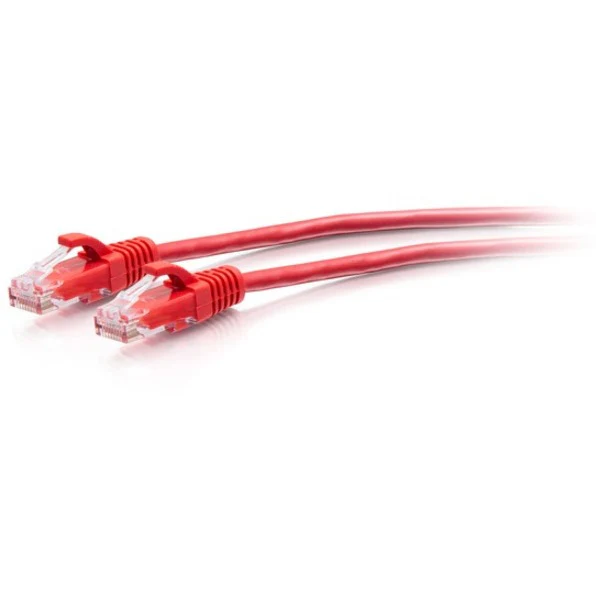 C2G 10ft Cat6a Snagless Unshielded (UTP) Slim Ethernet Patch Cable - Red