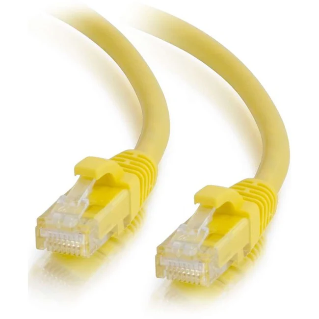 C2G 125 ft Cat6 Snagless UTP Unshielded Network Patch Cable - Yellow