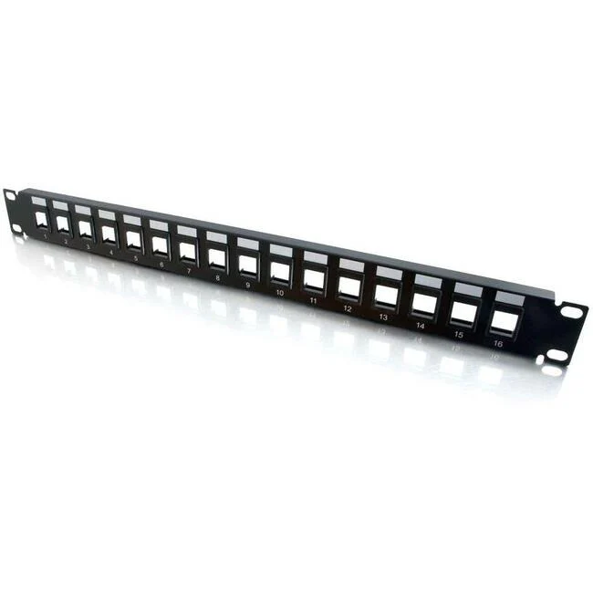 C2G 16 port Blank Keystone/Multimedia Patch Panel
