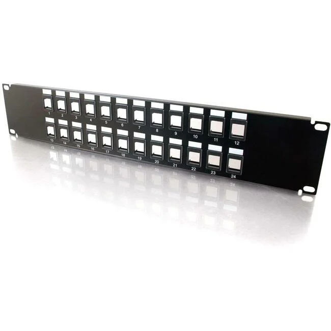 C2G 24 port Blank Keystone/Multimedia Patch Panel