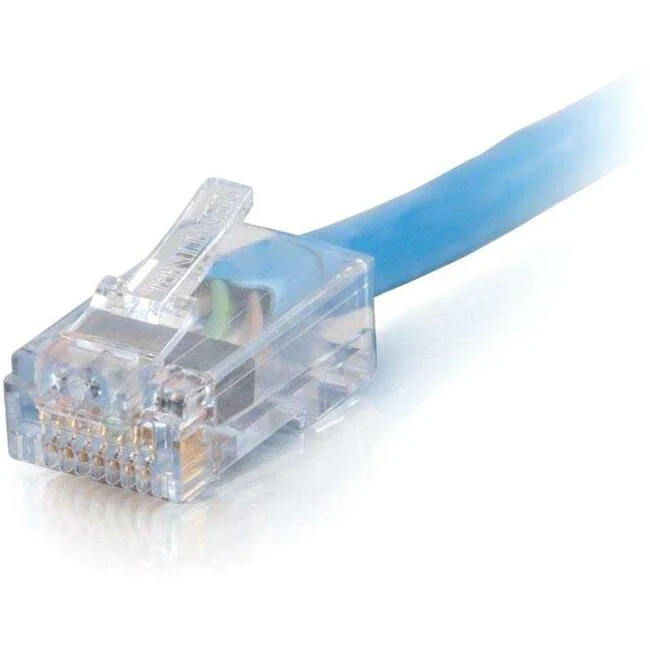 C2G 25 ft Cat6 Non Booted Plenum UTP Unshielded Network Patch Cable - Blue
