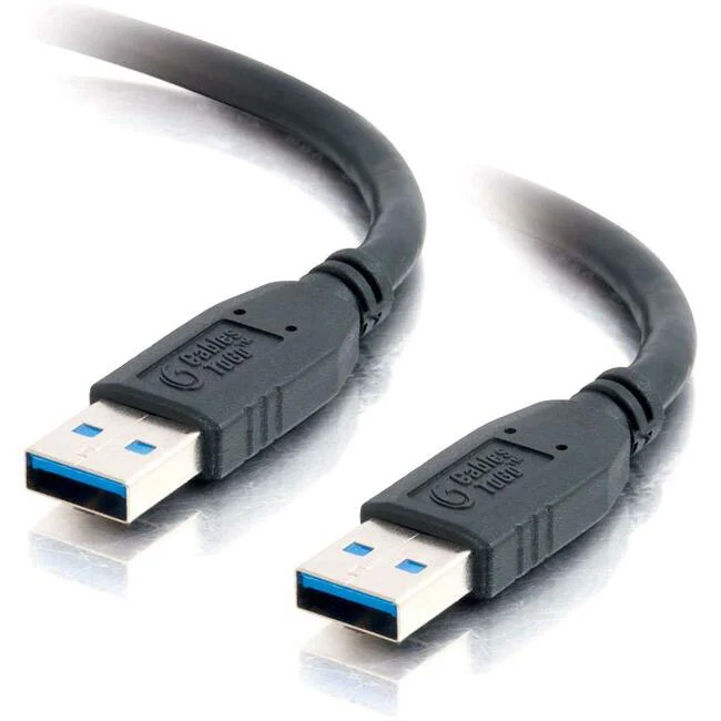C2G 6.6ft USB 3.0 Cable - USB Type-A Cable - Black - M/M