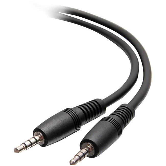 C2G 6ft 3.5mm AUX 4-Pole TRRS OMTP Headset Cable -  M/M