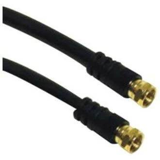 C2G 6ft F-Type RG6 Coaxial Video Cable - Value Series Coax Cable - M/M