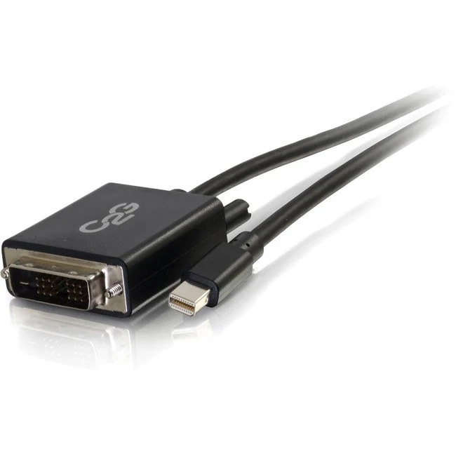 C2G 6ft Mini DisplayPort Male to Single Link DVI-D Male Adapter Cable - Black