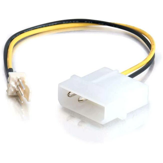 C2G 6in  Fan Adapter Cable - 3-Pin TX3 to 4-Pin LP4 - Internal Power
