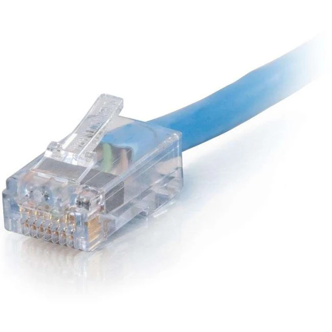 C2G 7 ft Cat6 Non Booted Plenum UTP Unshielded Network Patch Cable - Blue