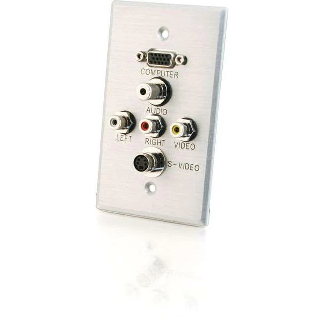 C2G Audio/Video Faceplate