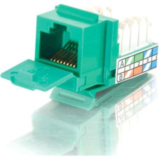 C2G Cat.5e 90&deg; UTP Keystone Jack