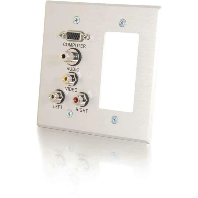 C2G Classic Audio/Video Faceplate