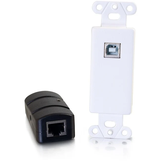 C2G USB 2.0 Over Cat5/Cat6 Wall Plate to Box Extender - Up to 150ft