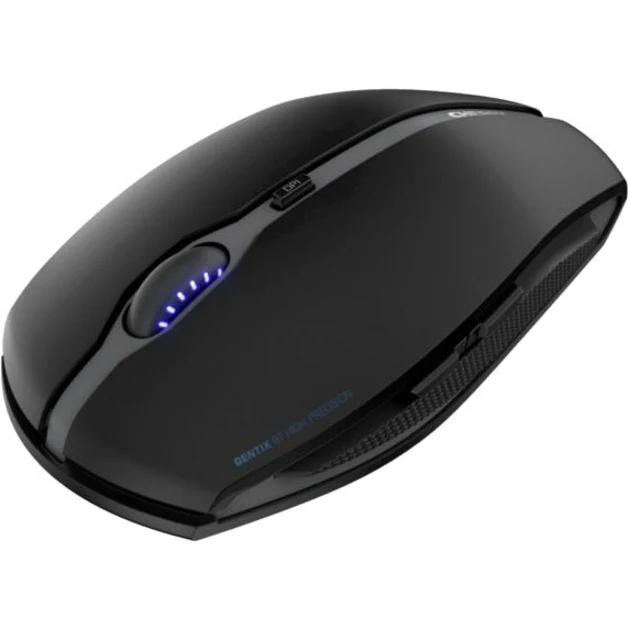 CHERRY GENTIX BT Bluetooth Mouse - Optical - Wireless - Bluetooth - Black - 2000 dpi - Scroll Wheel - 7 Button(s) - Small/Large Hand/Palm Size - Symmetrical