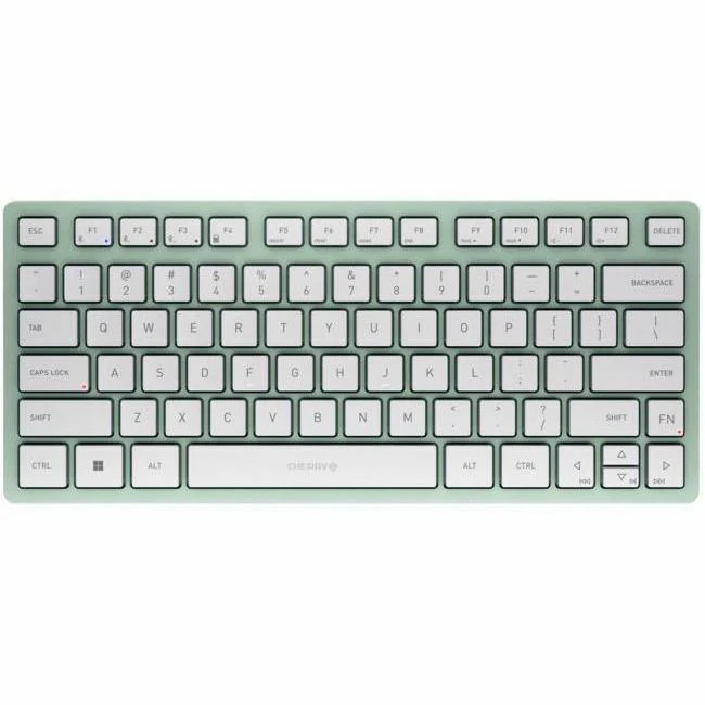 CHERRY KW 7100 Keyboard - Multi-Device, Compact, 3 Bluetooth Channels, AES-128 Encryption, Status LEDS, Abrasion-proof Key Legends