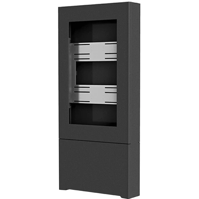 Chief Impact Floor Standing Kiosk - Portrait 48" Black