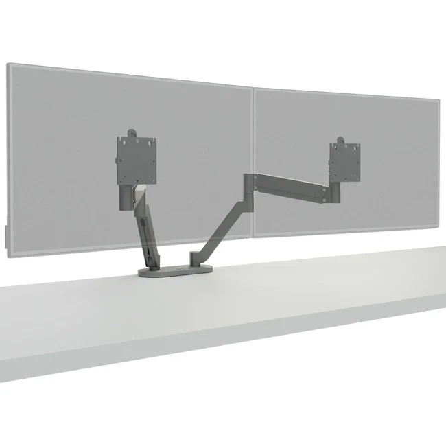 Chief Koncīs Monitor Arm Mount, Dual, Silver
