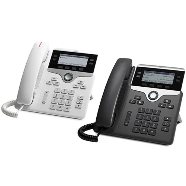 Cisco 7841 IP Phone - Refurbished - Corded - Corded - Wall Mountable, Tabletop - TAA Compliant - 4 x Total Line - VoIP - 2 x Network (RJ-45) - PoE Ports