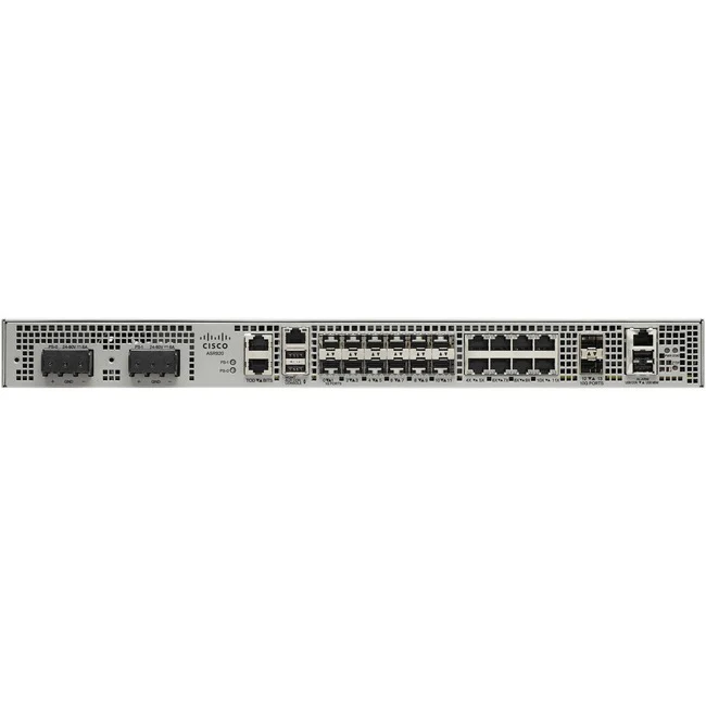 Cisco ASR-920-12CZ-D Router - Refurbished - 8 Ports - Management Port - 14 - 10 Gigabit Ethernet - 1U - Rack-mountable, Desktop