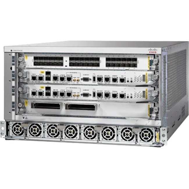 Cisco ASR 9904 Chassis - 4 - 100 Gigabit Ethernet - 6U - Rack-mountable - 1 Year