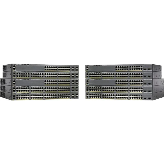 Cisco Catalyst 2960X-24PS-L Ethernet Switch - 24 Ports - Manageable - 10/100/1000Base-T - Refurbished - 2 Layer Supported - 4 SFP Slots - 1U High - Rack-mountable, Desktop - Lifetime Limited Warranty