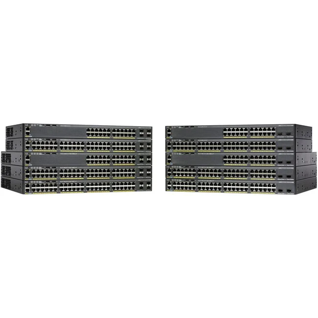 Cisco Catalyst 2960X-48FPD-L Ethernet Switch - 48 Ports - Manageable - 10/100/1000Base-T - Refurbished - 2 Layer Supported - 1U High - Rack-mountable, Desktop - Lifetime Limited Warranty
